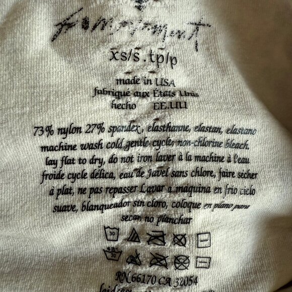 NEW - FREE PEOPLE MOVEMENT - Good Karma Long Tank - VINTAGE ICE GREY - Picture 5 of 5